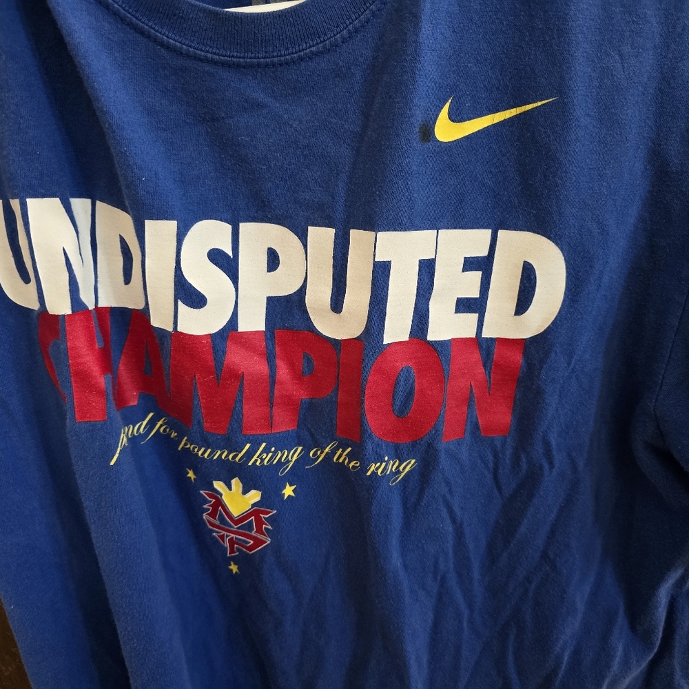 NIKE MANNY PACQUIAO TSHIRT LARGE SIZE